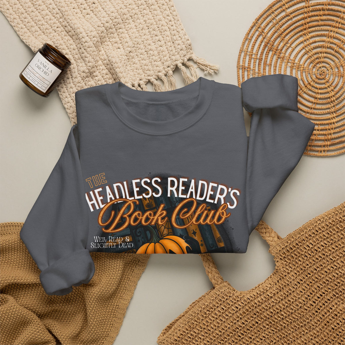 The Headless Reader's Book Club Sweatshirt (Gildan Brand)