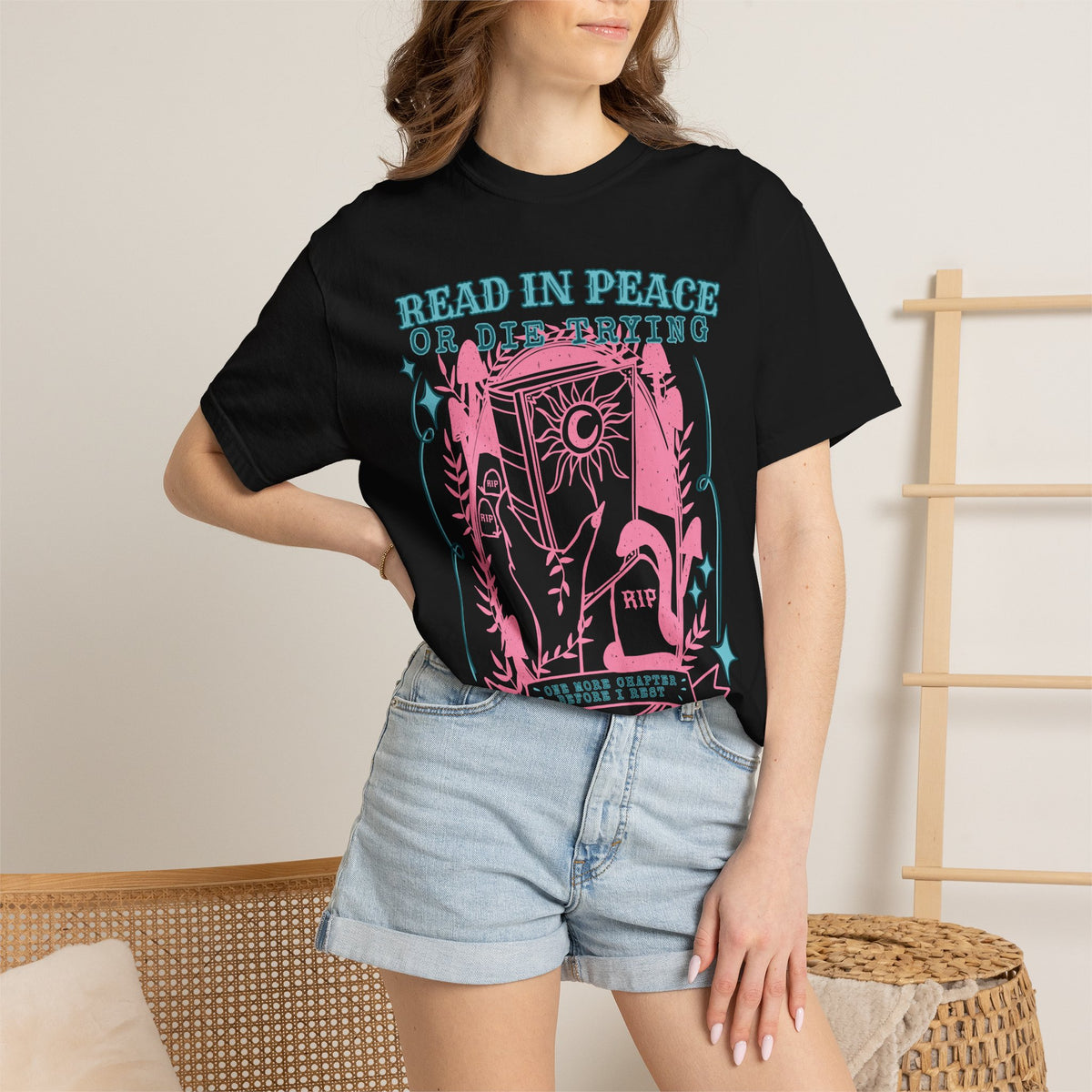 Read in Peace T-Shirt (Comfort Colors brand)