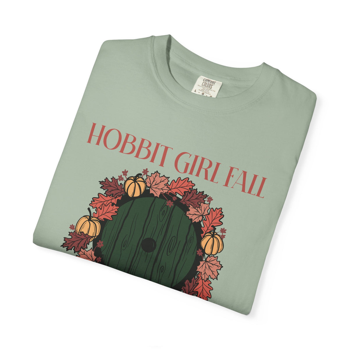 Hobbit Girl Fall T-Shirt (Comfort Colors brand)