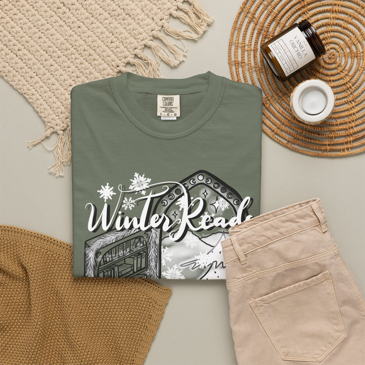 Winter Reads T-Shirt (Comfort Colors brand)