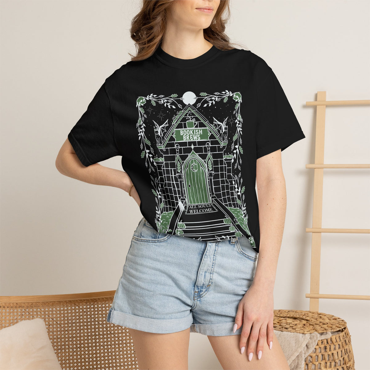 Bookish Brews T-Shirt (Comfort Colors brand)