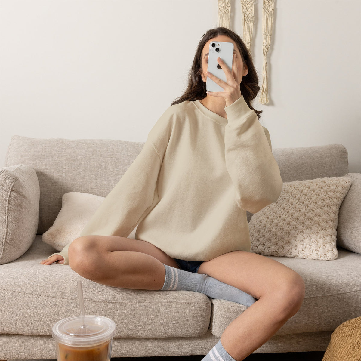 I've Got This (Probably) Sleeve Crewneck Sweatshirt with Sleeve Design (Gildan brand)
