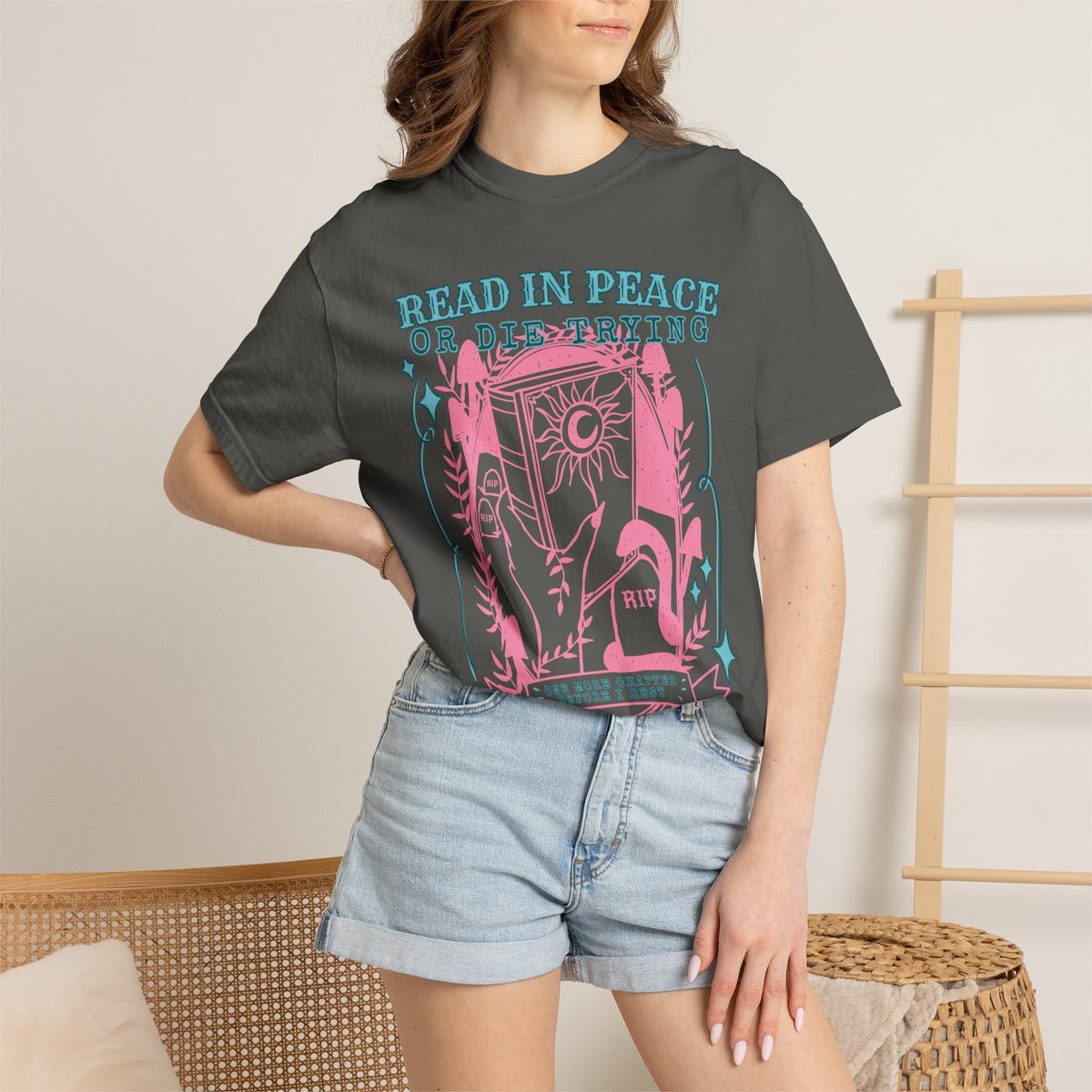 Read in Peace T-Shirt (Comfort Colors brand)