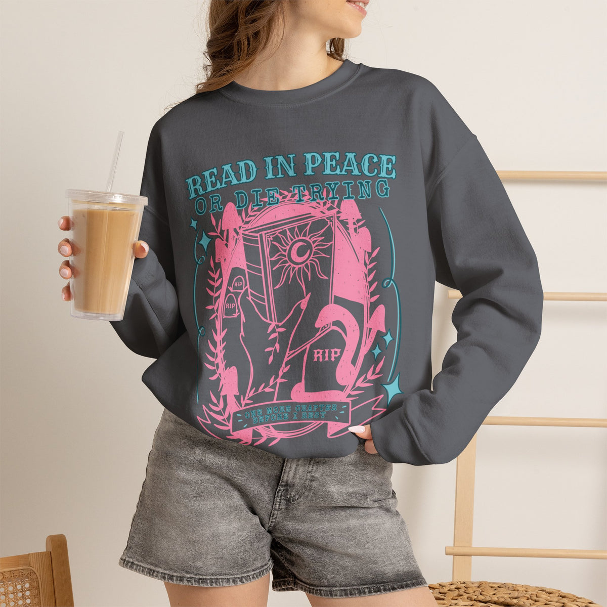 Read in Peace Sweatshirt (Gildan Brand)