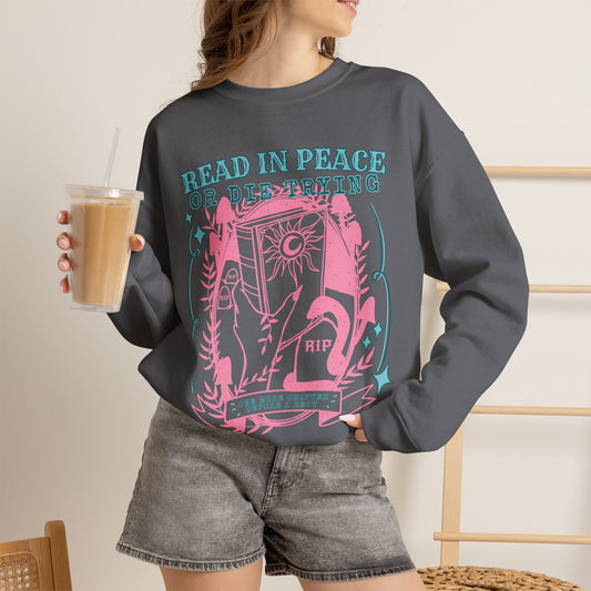 Read in Peace Sweatshirt (Gildan Brand)