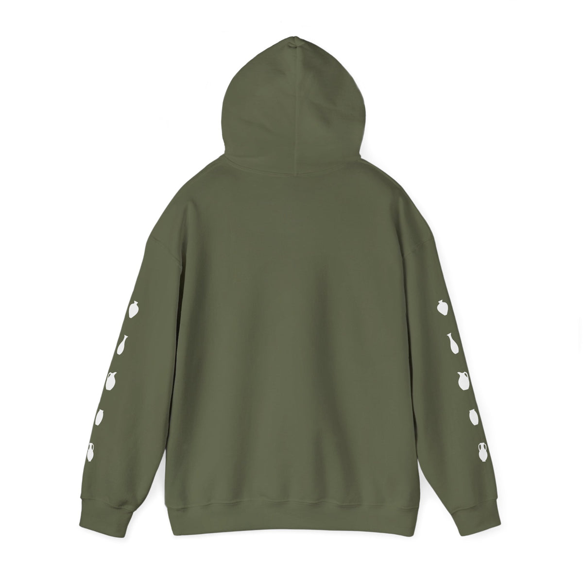 KIL'N IT Hoodie for Ceramic Artists with Sleeve Designs (Gildan Brand)