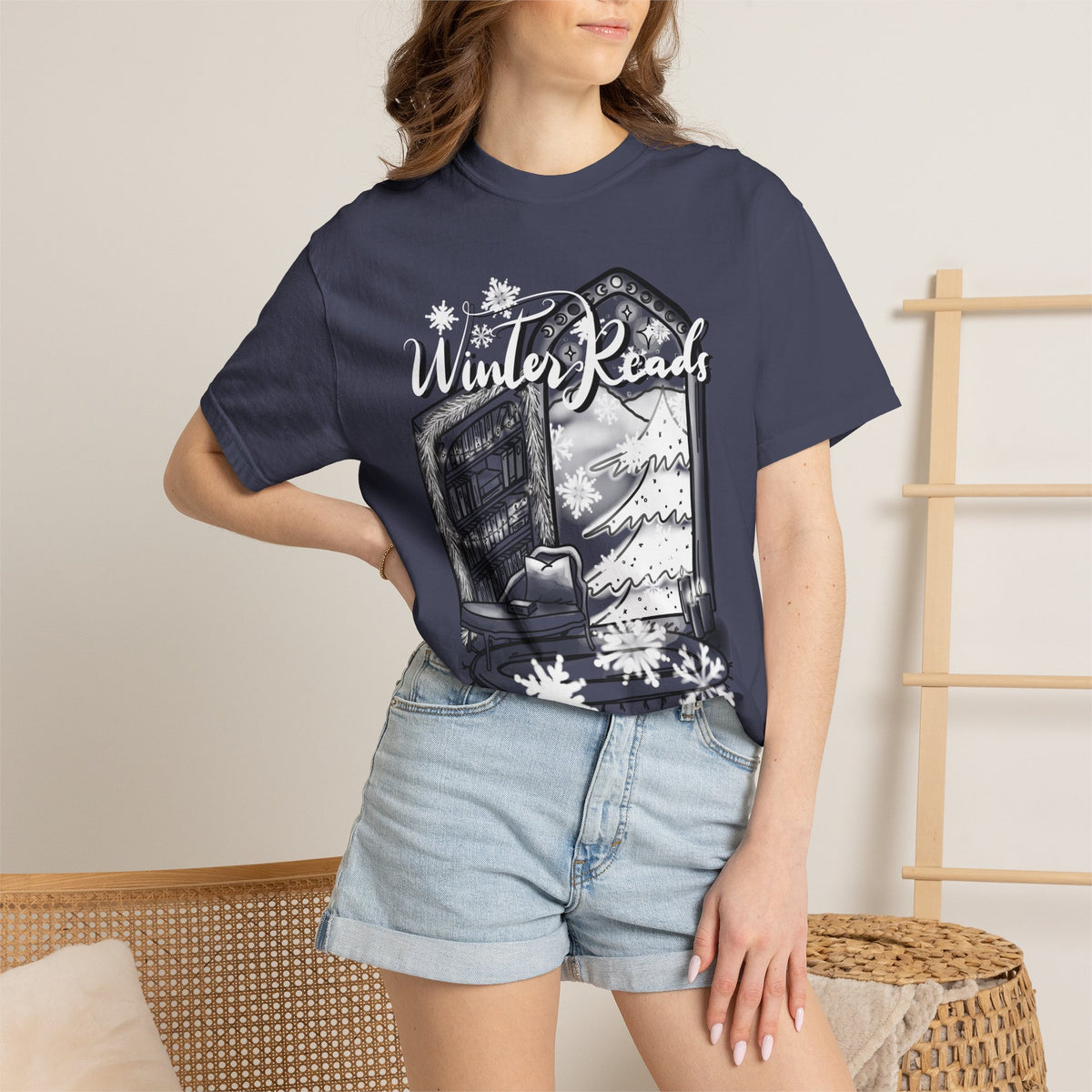 Winter Reads T-Shirt (Comfort Colors brand)