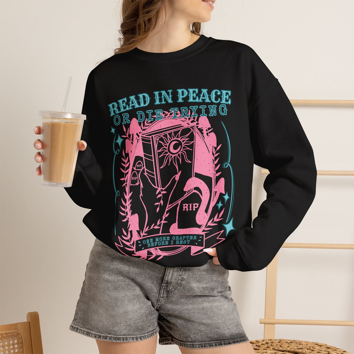 Read in Peace Sweatshirt (Gildan Brand)